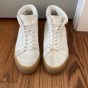 White Canvas Madewell Hightops